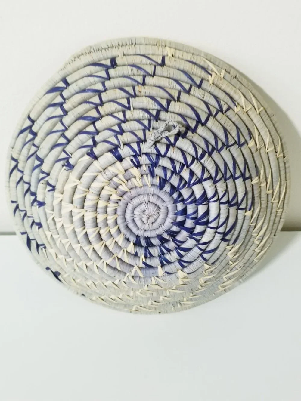 Handmade Spiral Woven Basket
